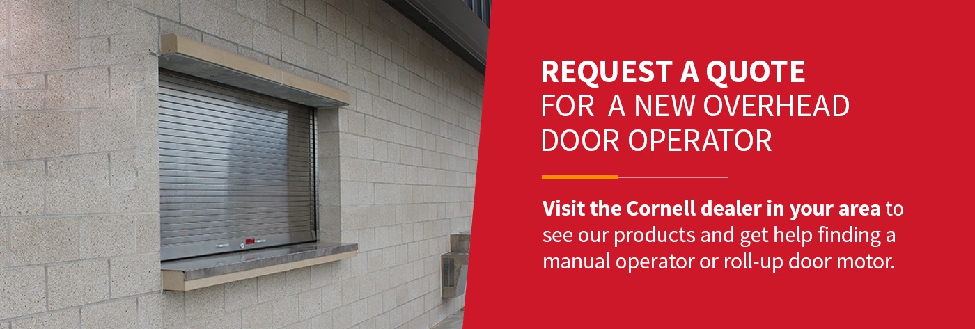 Request a Quote for a New Overhead Door Operator