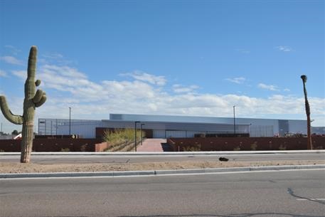 Picture of the outside of a manufacturing building in AZ