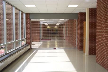 Security Gate CrossingGard Grille at Crestwood High School