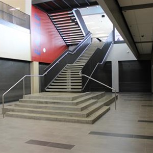 fire doors automatic doors AlarmGard - Joplin High School