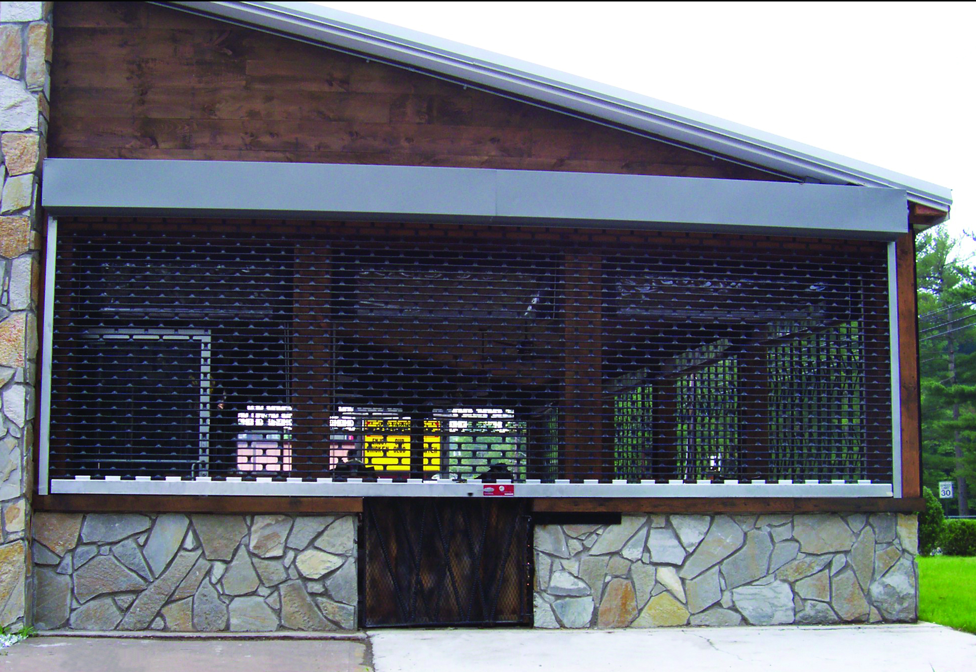 security gates at stand