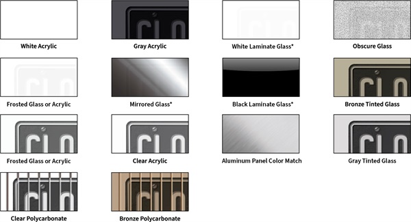 Glass Swatches Glass Swatches