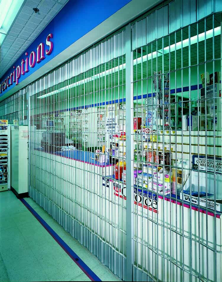 Side Folding Grille 2 - pharmacy