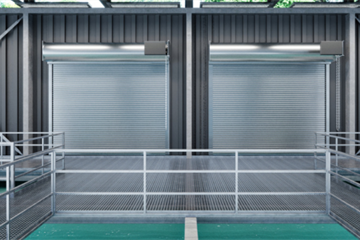 cornell corrosion resistant insulated door Clopay Cornell Cookson corrosion resistant insulated door in water treatment plant