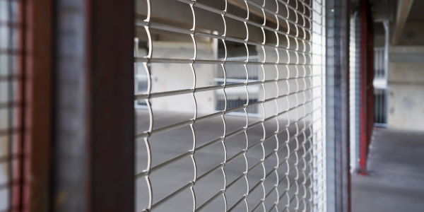 extreme microcoil grille in parking garage