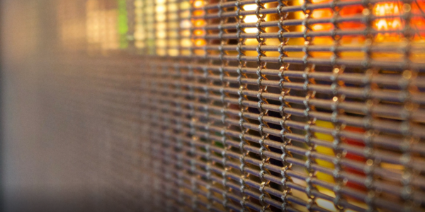 Cornell SteelWeave Grille covering bar.
