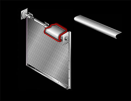 Coil-Hood coil-hood on rolling door