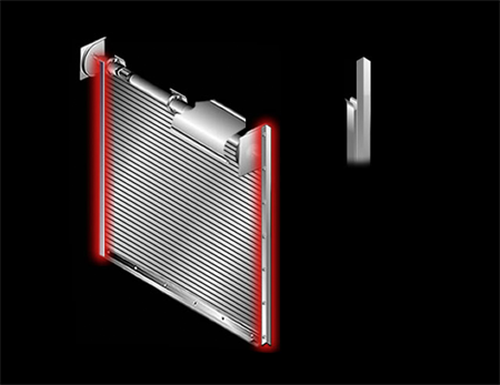 Door-Guides door-guides on rolling door