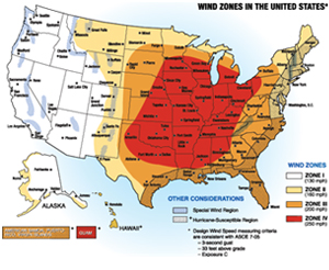 FEMA 361 Tornado Map