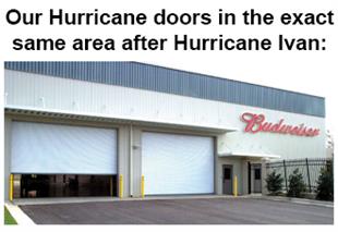 Hurricane Garage Doors Ivan Our Doors