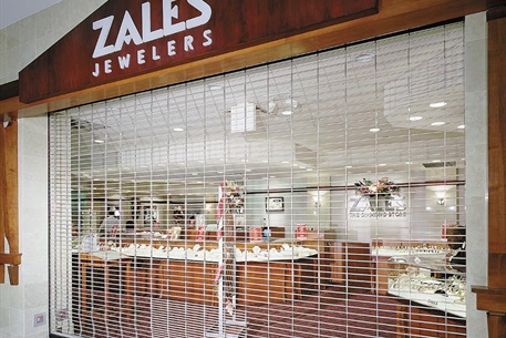 Zales Full Storefront Roll Up Gate Zales Full Storefront Roll Up Gate