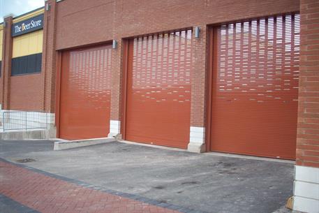 Rolling Door with vision windows 