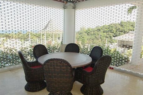 Picture of SentryGate Grille surrounding a table