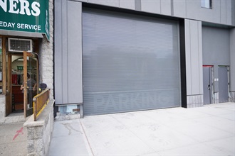 Perforated Service Door_Parking_Queens NY14