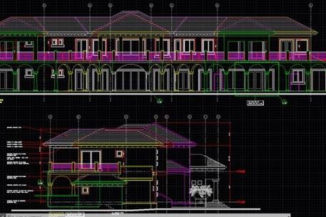 Image of a house blueprint